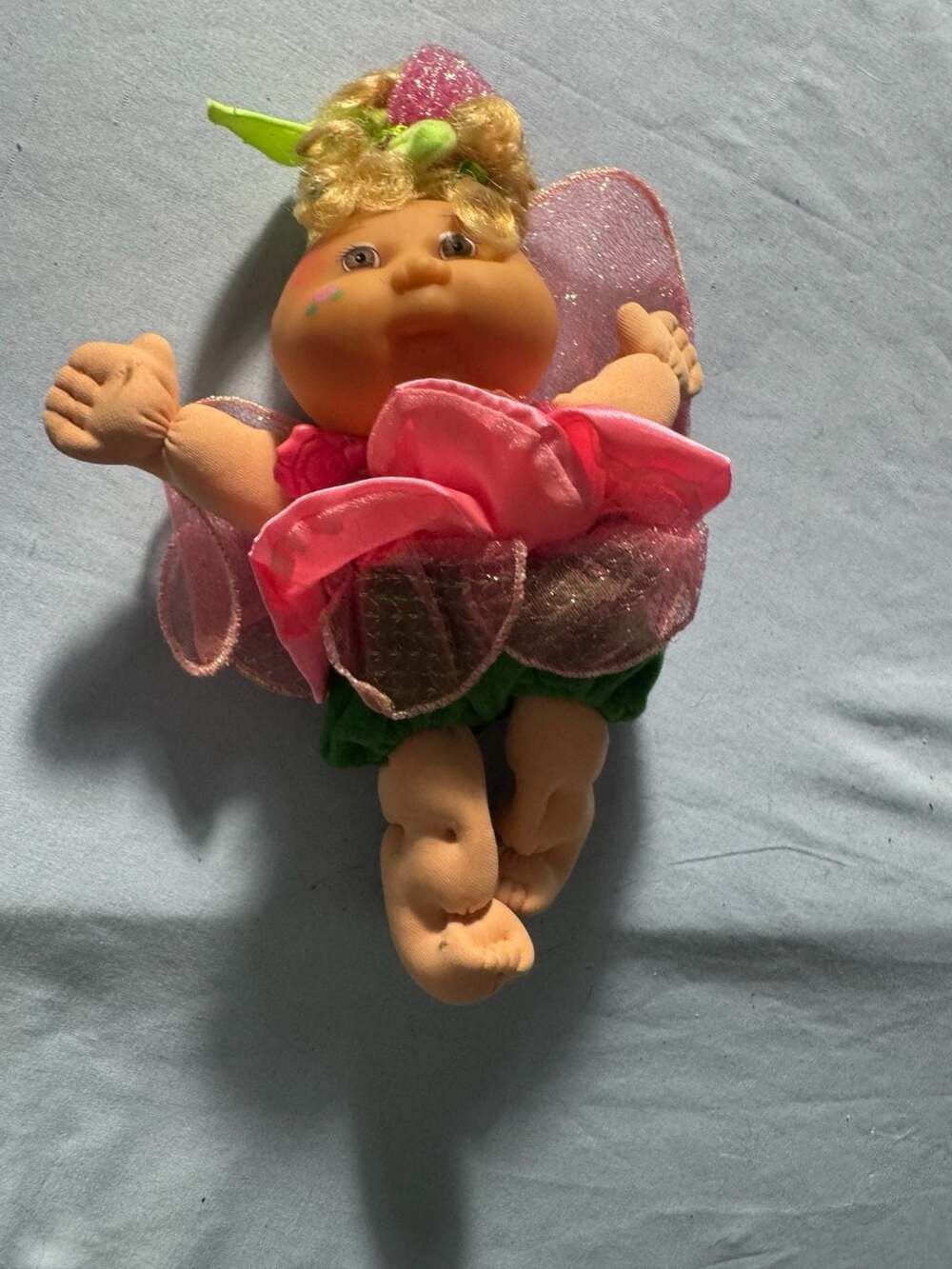 1995 Cabbage Patch Kids Garden Fairies Doll Pink And Green